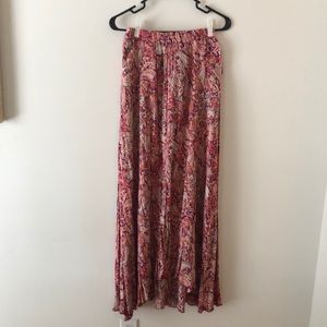 Billabong paisley maxi skirt